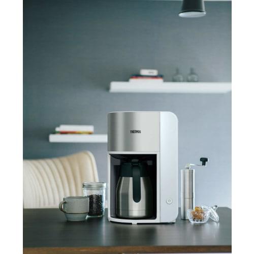 THERMOS Vacuum Insulated Pot Coffee Maker 1L White ECK-1000 WH