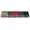 RHUDE Style Unisex Breathable Mesh Athletic Shorts With Colorblock Stripes Sportswear