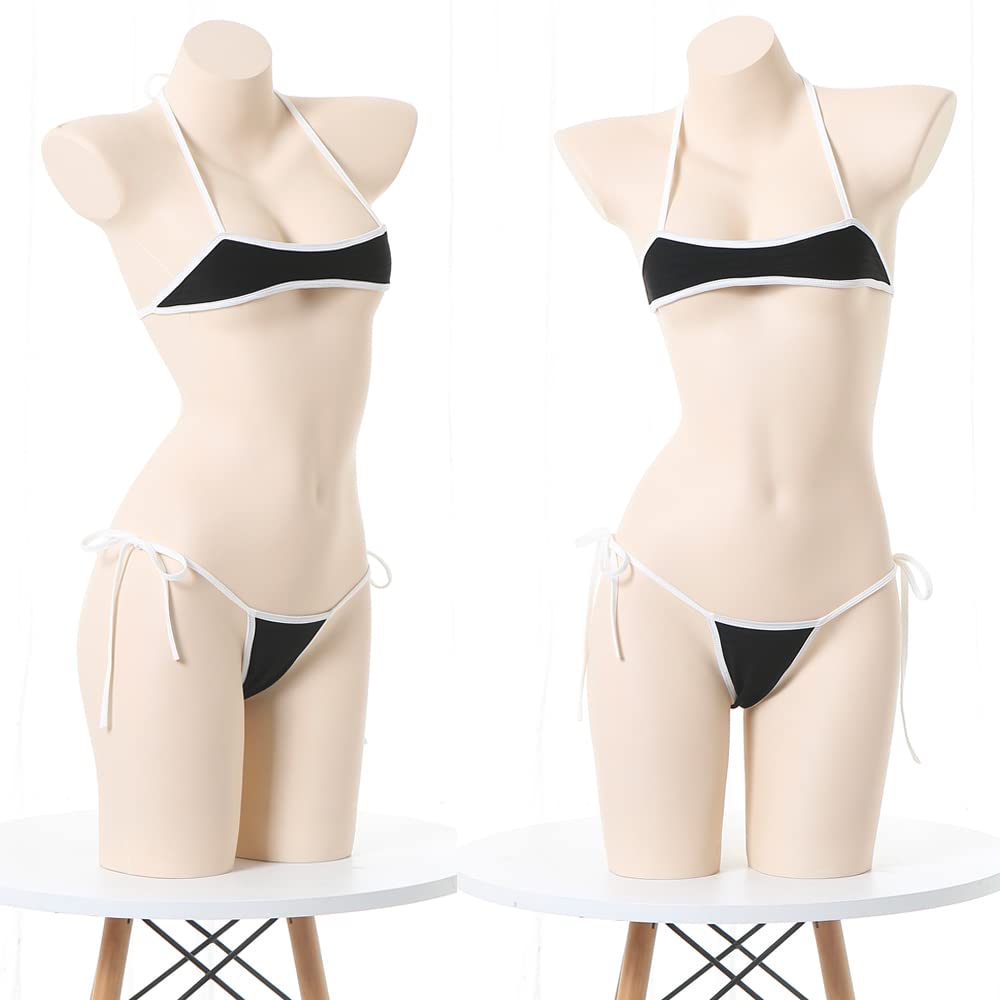 Micro Ultra School Anime Extreme School Swimsuit Mini Bra Bikini Set [YANJING] Bikini, Small, Cute, Sexy, Swimsuit, Swimsuit, Cosplay, Cute, Style,