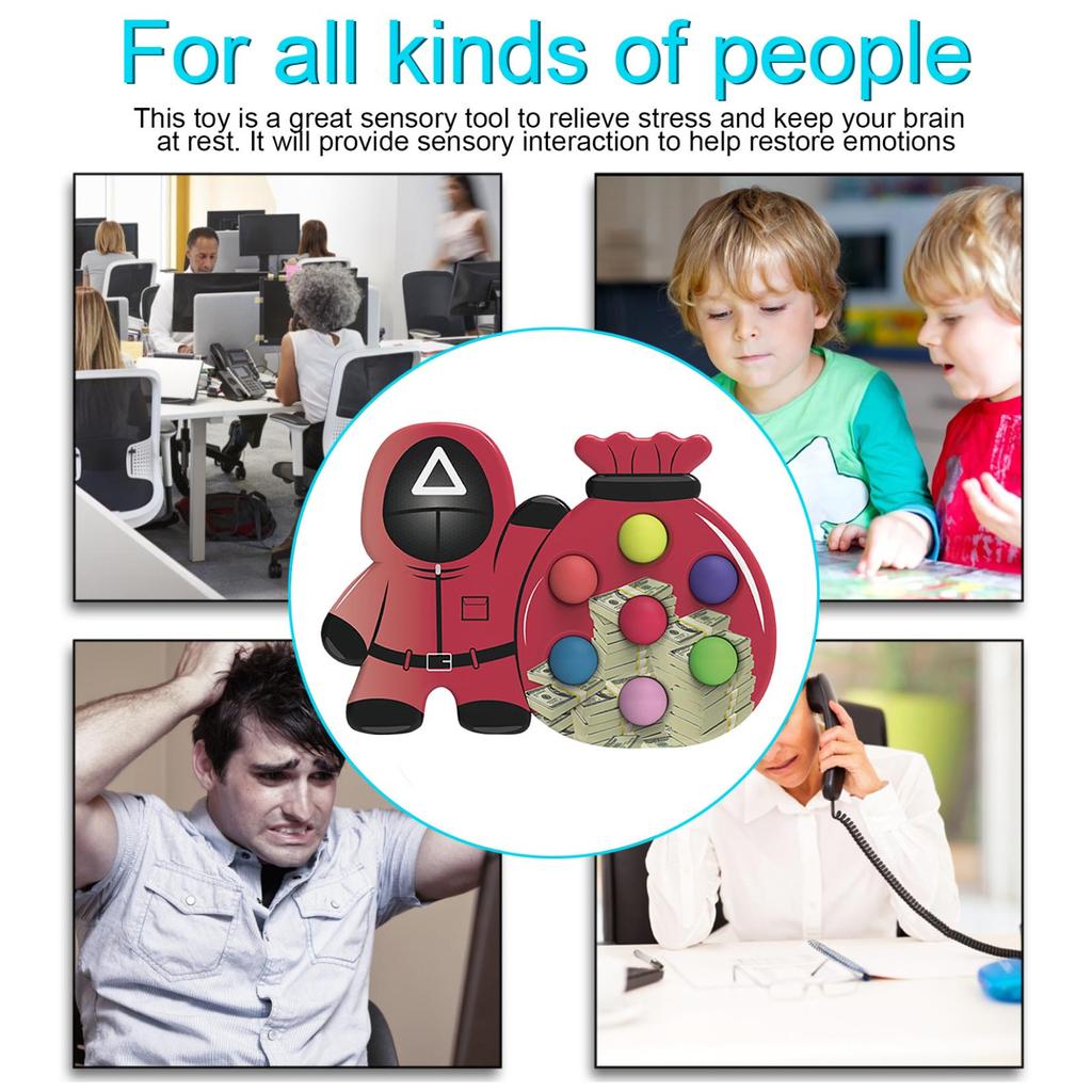 Push Toy,Bubble Sensory Toys For Anxiety And Stress Relief Toy, Toys