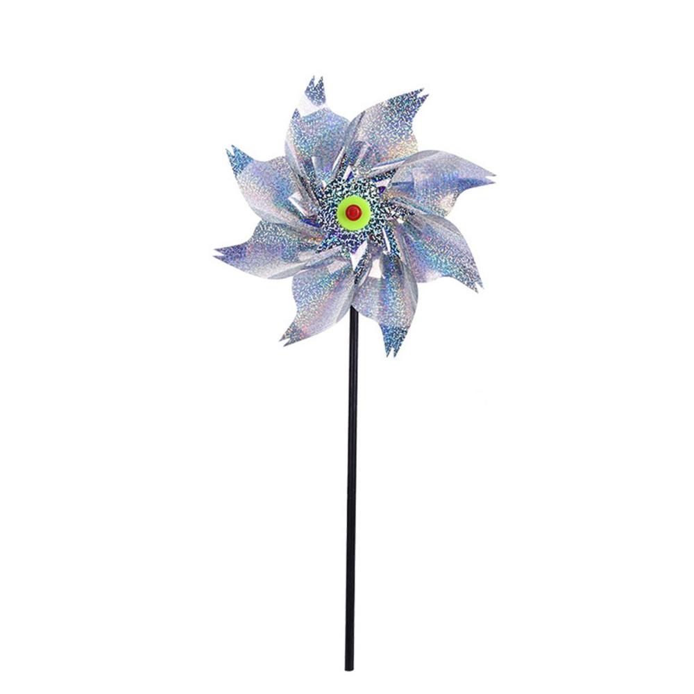 Decoration Deterrant Scare Off Spinner Holographic Pinwheel Bird Repellent Bird Blinder Windmill