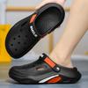 2025 Summer Men Slippers Light EVA Men's Casual Shoes Hole Shoes Outdoor Garden Clogs Male Beach Flat Slides