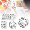 4PCS Aluminum Palette 6 Holes  10 Holes Painting Tray for Chinese Painting Acrylic Gouache