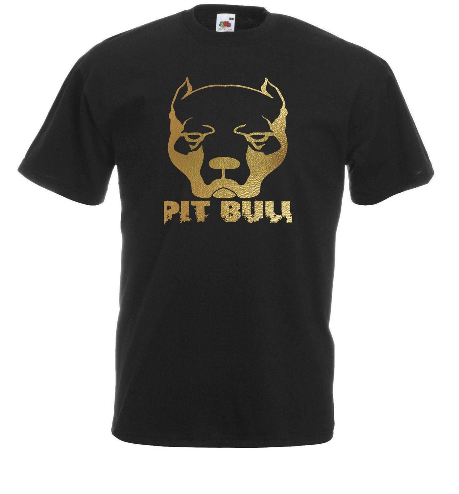 

Unisex Black Pitbull Terrier Dog Lover Canine Animal T-Shirt 4XL