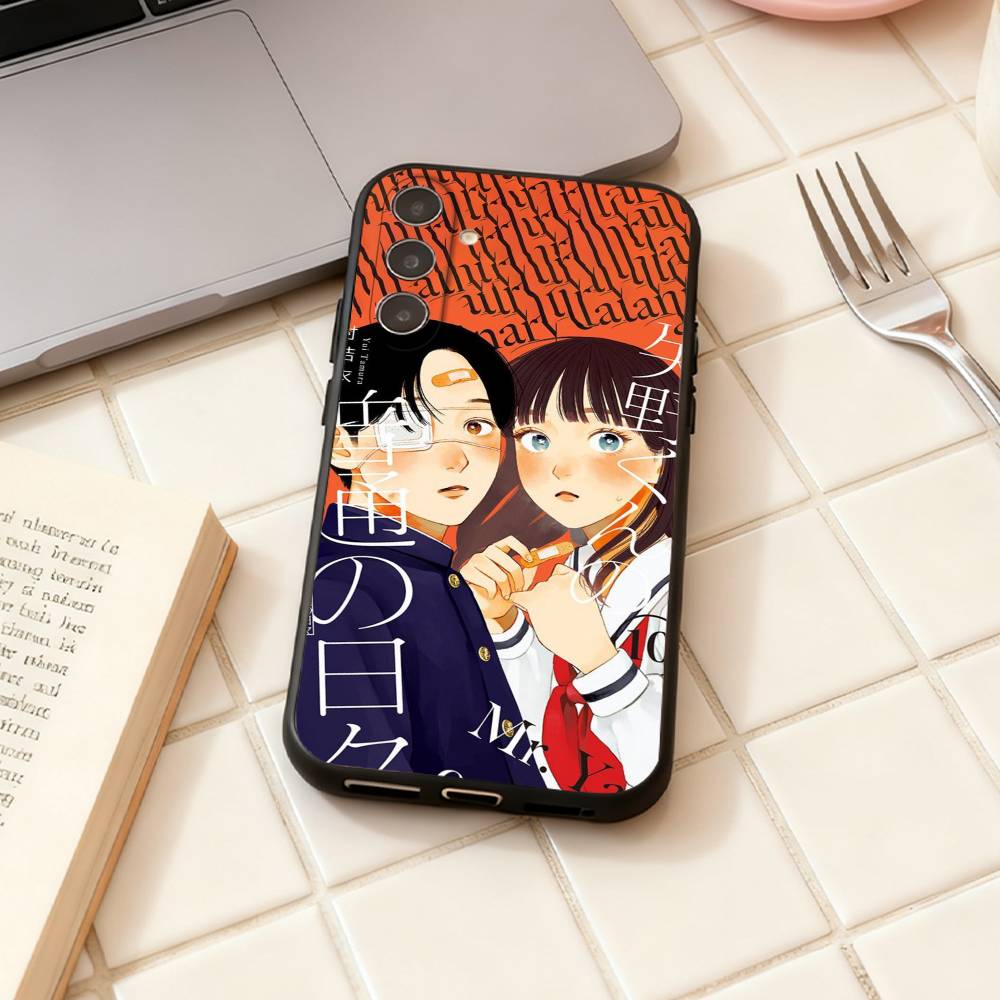 Comic Yano-kun's Ordinary Days  phone Case For Samsung Galaxy A73,A72,A71,A70,A53,A52,A51,Others Soft Black Shell