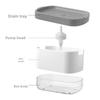 Manual Press Kitchen Detergent Dispenser Double Layer Dish Foam Fixture  Sink Area