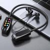 Trendy Neck-Hanging Bluetooth Headphones with High-Quality Sound, Digital Display, Karaoke Feature, and Long Battery Life.