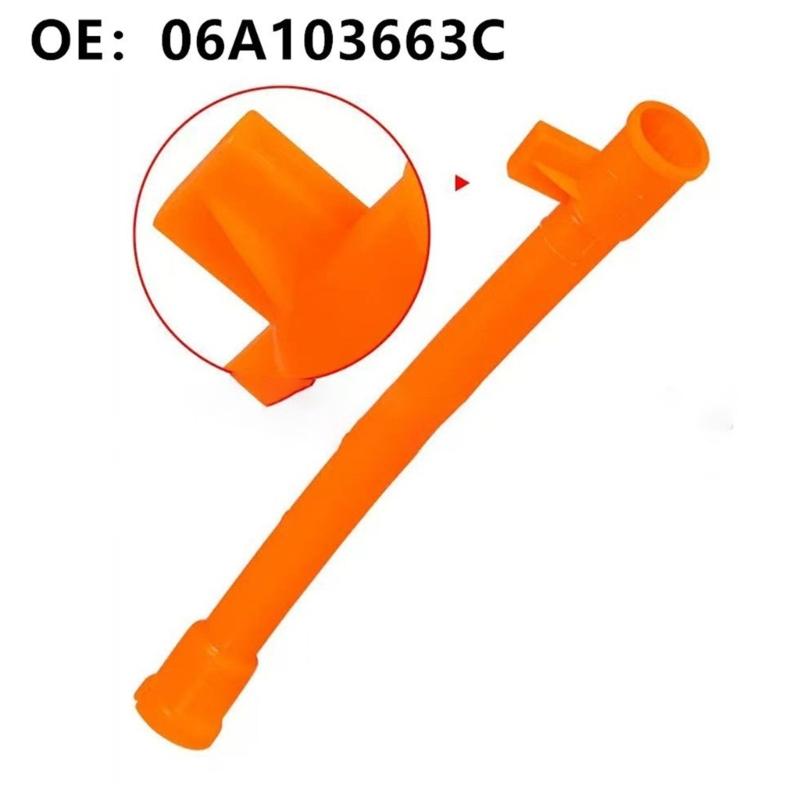Dipstick Adapter Oil Dipstick Boot 06A103663C for Select Model Car Engines Enhanced Sealing Funnel Sleeve