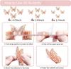 Rose Gold Butterfly Birthday Decoration Set for Women and Girls