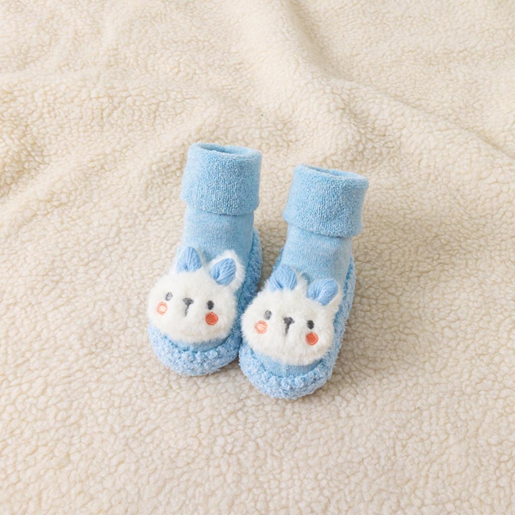 Thickened, Baby, Floor Socks, Looped, Midsole, Children's, Walking Shoes and Socks, Cartoon, Non Slip Socks