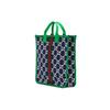 Gucci Vintage Logo Stripe Web Tote Bag Kids Tote Bags Dark-Blue Green 605831-H0GA0-4974