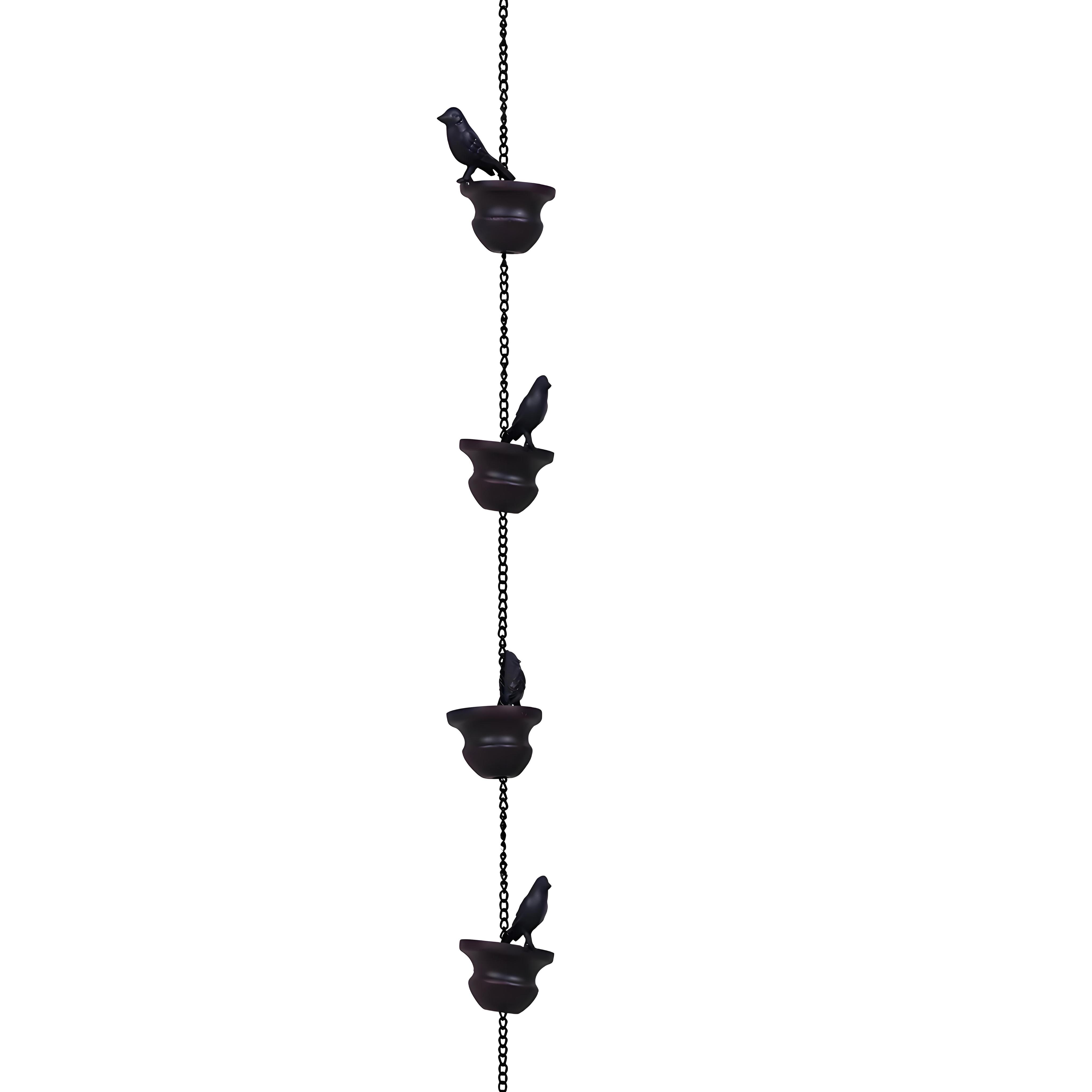 

Decorative Rain Chains for Gutter Garden Waterfall Downspout Direct Water Flow Away from Foundation Patio Garden Landscape Decor