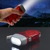 3 Led Outdoor Hand Pressing Dynamo Wind Up Flashlight Torch Light Camping Lamp