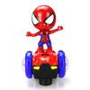Colorful 360 Rotating Spiderman Stunt Scooter With Music And Light For Kids Fun