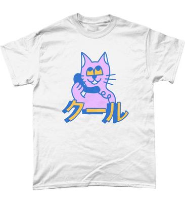 Coole japanische Katze, Unisex-Shirt