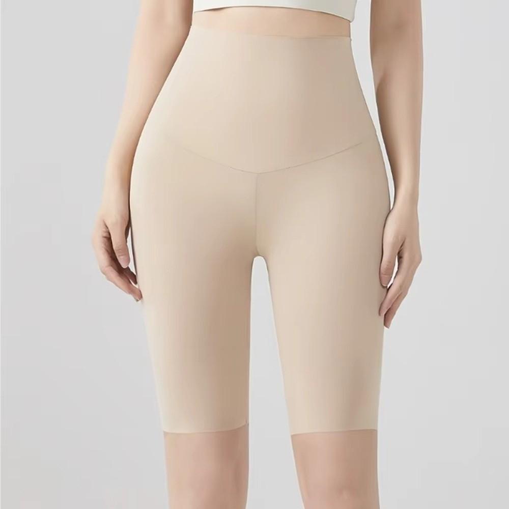 Elastic Seamless Underwear Pants High Waist High Waist Shorts Soft Safety Shorts Pants Women