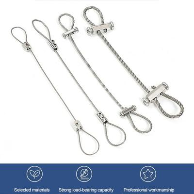 With Locking Wire Rope Stainless Steel Retractable Fastening New Lighting Hanging Wire