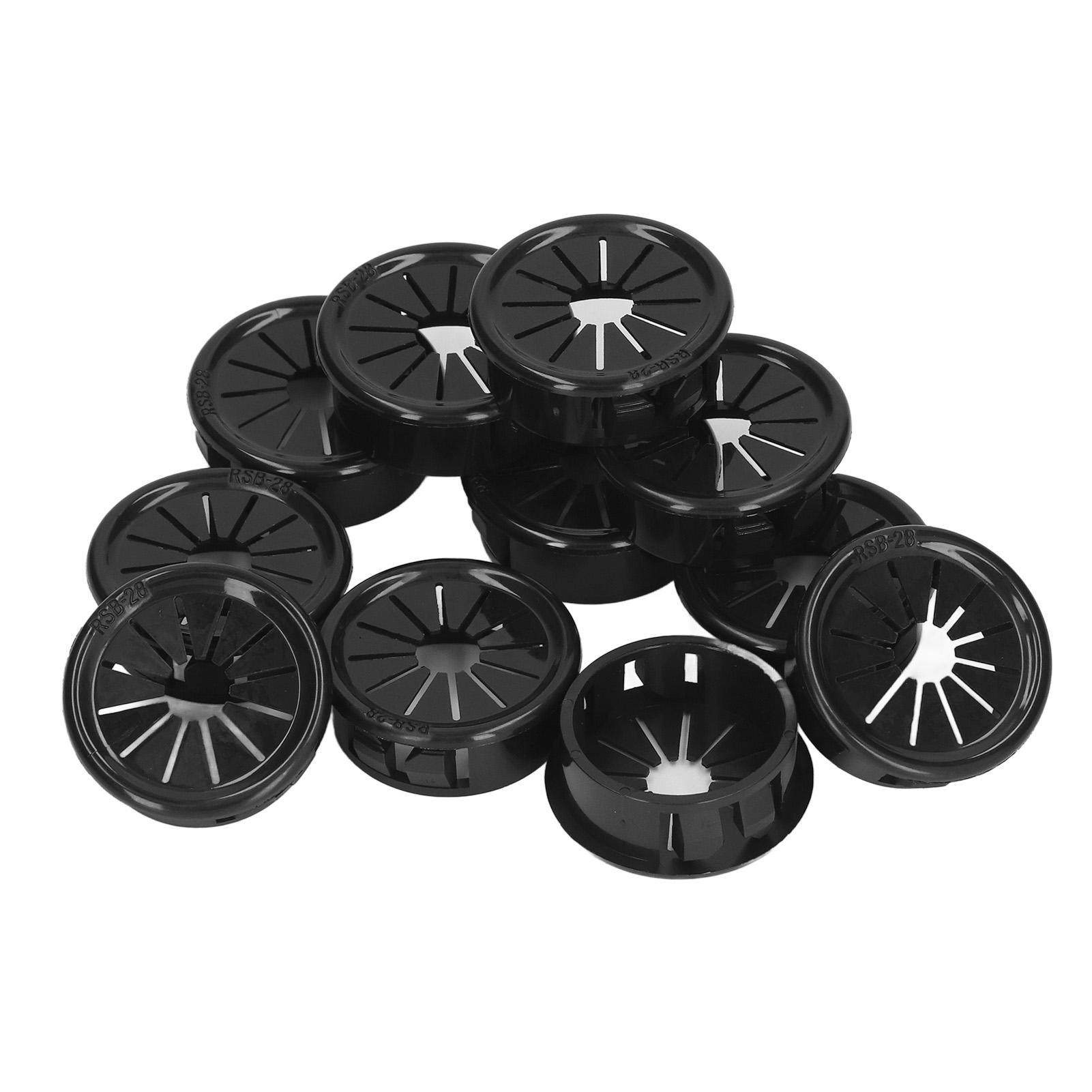 

100Pcs Petal Shaped Cable Cord Grommet Excellent Insulation Wire Grommets Hole Cover for Distribution Box Inner Hole