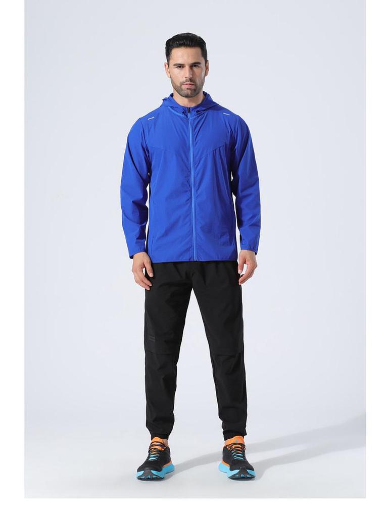 Gilet unisexe à capuche automne-hiver: Veste de sport extensible à manches longues