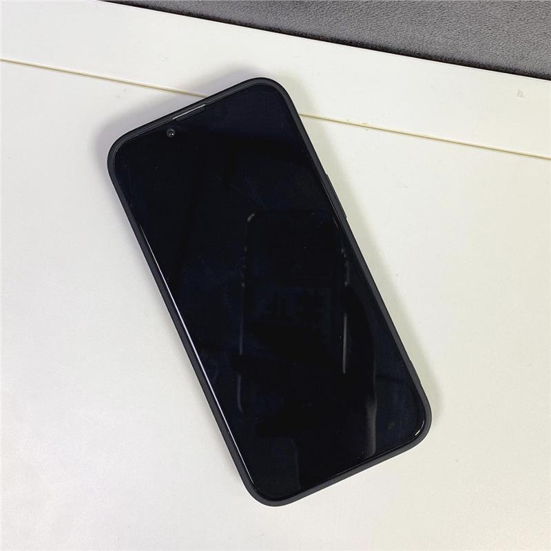 Cross-Border Love Heart Black Phone Case for iPhone 12 Pro Max & 11/13/14/15/16e/XR
