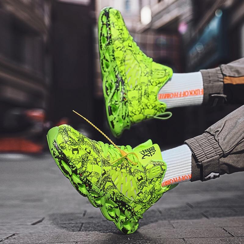 Fashion Men 'S Sneakers Comfortable Men Casual Shoes Outdoor Black White Shoes For Man Lace Up Male Walking Zapatillas Footwear 9