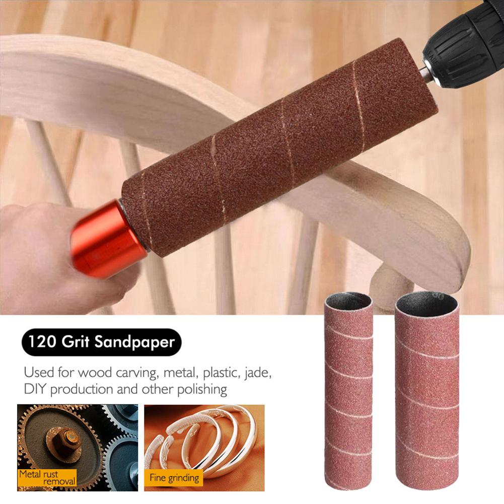 Sanding Rod Kit Sanding Drum Sander Tool Set Electric Drill Attachment Sanding Wood Metal Plastic Glass Stone
