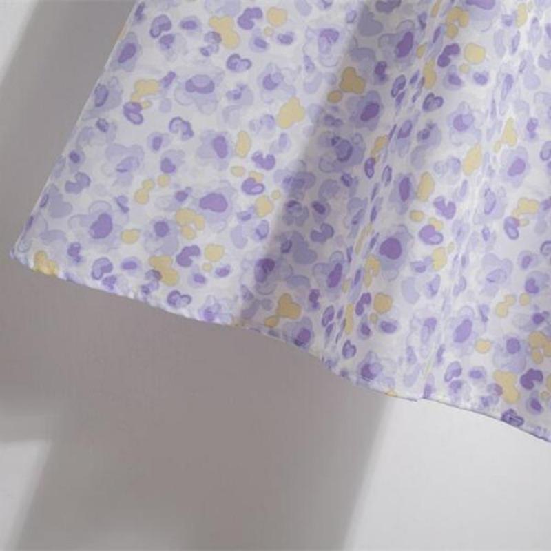 Gonne da donna primavera estate Gonne da donna stampate floreali casual Gonne a trapezio midi in vita elastica