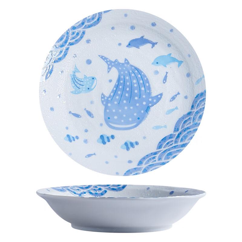 Керамическая сервировочная миска ZISIZ  Китовая акула