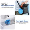 Dog Water Bowl Foldable Bowl, Collapsible Cat with Carabiner, Portable Pet Silicone for Dogs Cats Travel Camping Paw Shape