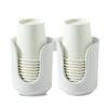 Set of 3 Elegant Paper Cup Organizers with Double Tubes Designs Home Decoration Portable for Household Easy Access