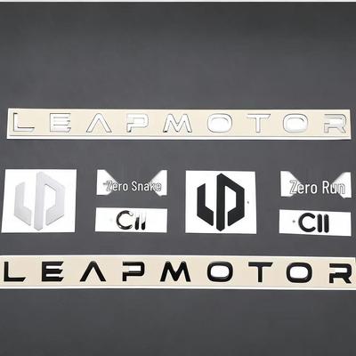 Li Auto C11 Front and Rear Car Logo Sticker - Black Warrior Tailgate Emblem
