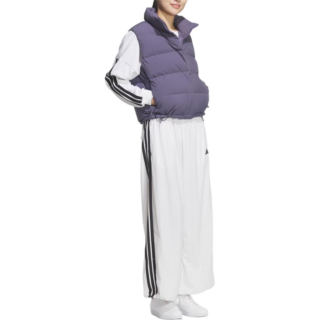 adidas Helionic Daunen Relaxed Wasserabweisend Winddicht Warm Locker Stehkragen 600er Füllung Reißverschluss Steppweste Damenwesten KQ5534