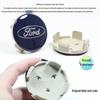 Compatible Wheel Hub and Tire Badge Covers for Ford: Focus, Fiesta, Mondeo, Escort, Kuga, EcoSport