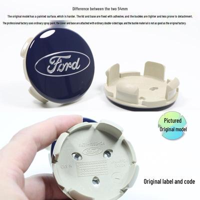 Kompatibilní kryty nábojů kol a emblémů pneumatik pro Ford: Focus, Fiesta, Mondeo, Escort, Kuga, EcoSport