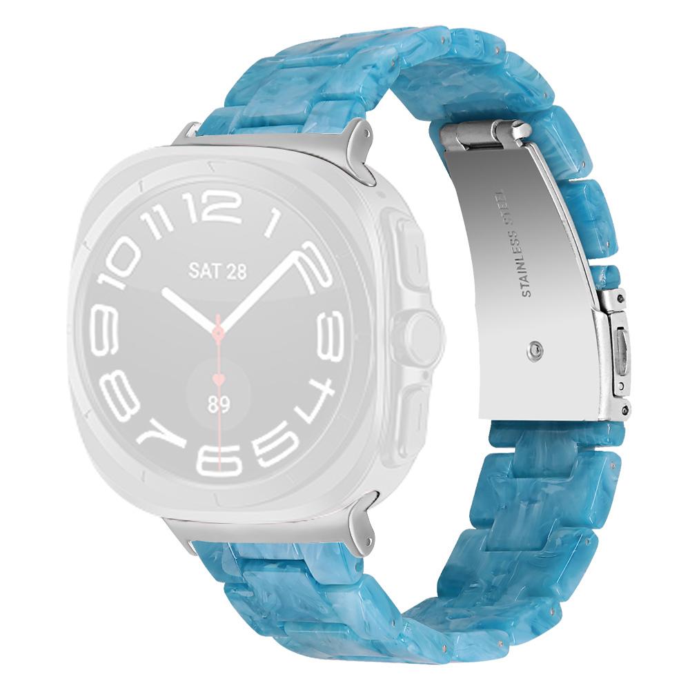 For Samsung Galaxy Watch Ultra (2025) 47mm Watch Strap Acrylic Resin Waterproof Wrist Band