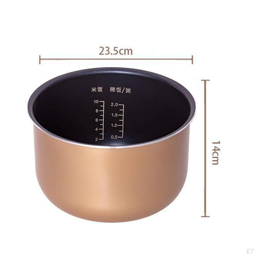 Domácí rýžovar Vnitřní nádoba Přenosné kuchyňské pomůcky Nepřilnavý hrnec na vaření