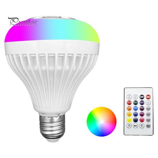 Night Lamp 1 Set Party Bulb High Brightness Flicker Free Multiple Lighting Modes LED Light Stereo Sound Wide Application Bluetooth-compatible