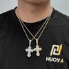 Hip Hop Křížový Přívěsek Zirkonový Náhrdelník Doplňky Populární Personalizované Šperky Pánský Přívěsek