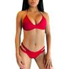 Seksowny Przezroczysty Bikini Set w Kropki - Bielizna & Stroje Kąpielowe Damskie