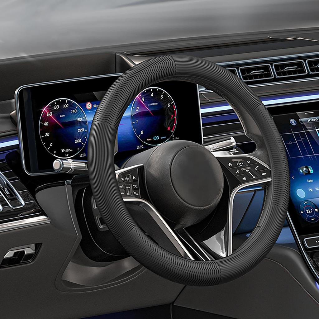 Silicone Steering Wheel Cover for Car - Non-slip Car Decoration Steering Wheel Cover Automotive