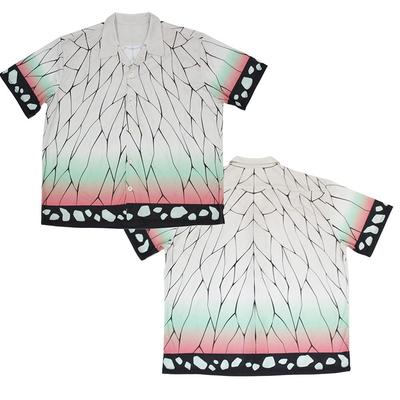 Demon Kimetsu No Yaiba Shinobu Kocho Dry Aloha Slayer Shirt/L