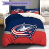 New York Rangers3 Pattern Bedding Quilt Set  Home Decoration  Gift (1 * Duvet Cover + 2 * Pillowcase  Without Core)