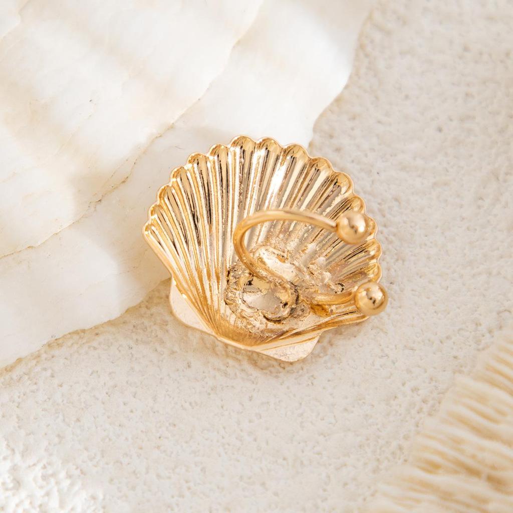 Ohrstecker mit übertriebenem Sternmotiv, für Sommer, Strand, Ozean, personalisierbar, trendig, Urlaub, Kunstperle, Seestern, Metallohrring für Frauen und Mädchen