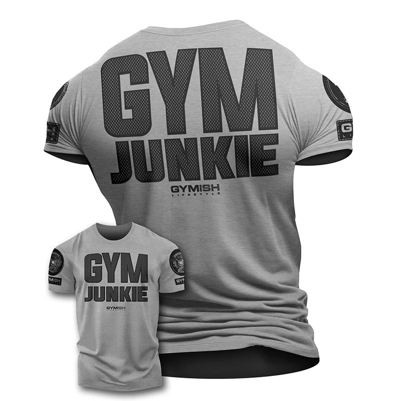 New Men's Clothing Sports Workout Clothing Quick Dry Fitness T-Shirt Apparel Casual O-Neck Short Sleeve Top O-neck T Shirts