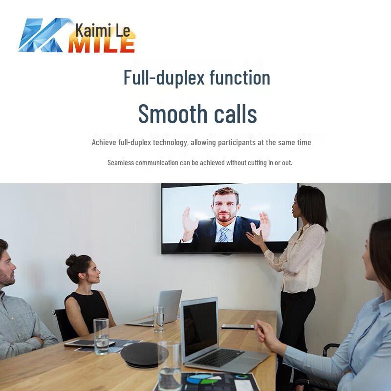 Kaimile USB Wireless Bluetooth Omnidirectional Conference Microphone with Speaker (CN version)