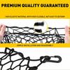 Trunk CARGO NET Car Nylon Elastic Mesh Truck Organizer SUV Universal 4 Hook Rear