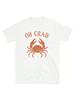 Oh Crab Seafood Shellfish Crustacean Brachyura Short Sleeve Unisex T Shirt