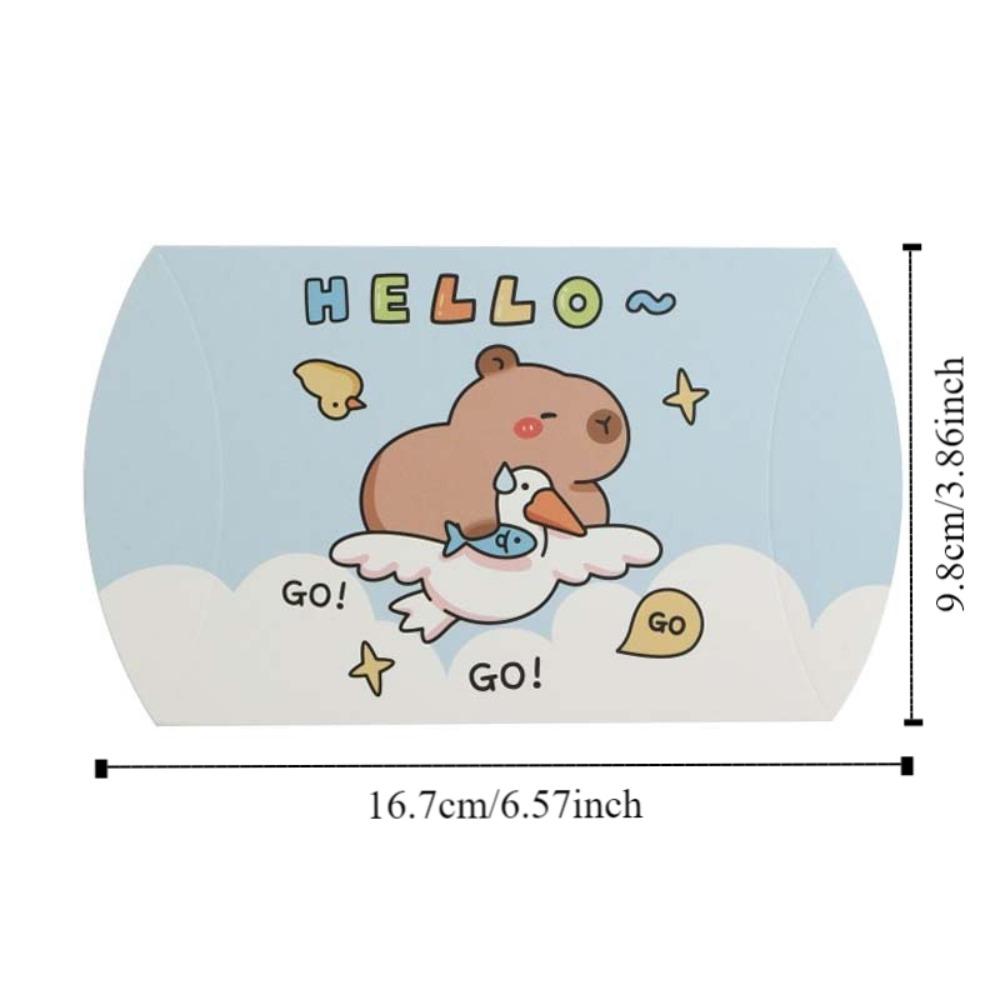 10PCS Paper Gift Folding Paper Box Cartoon Animal Wedding Favor Box  Wedding Birthday Party Supplies