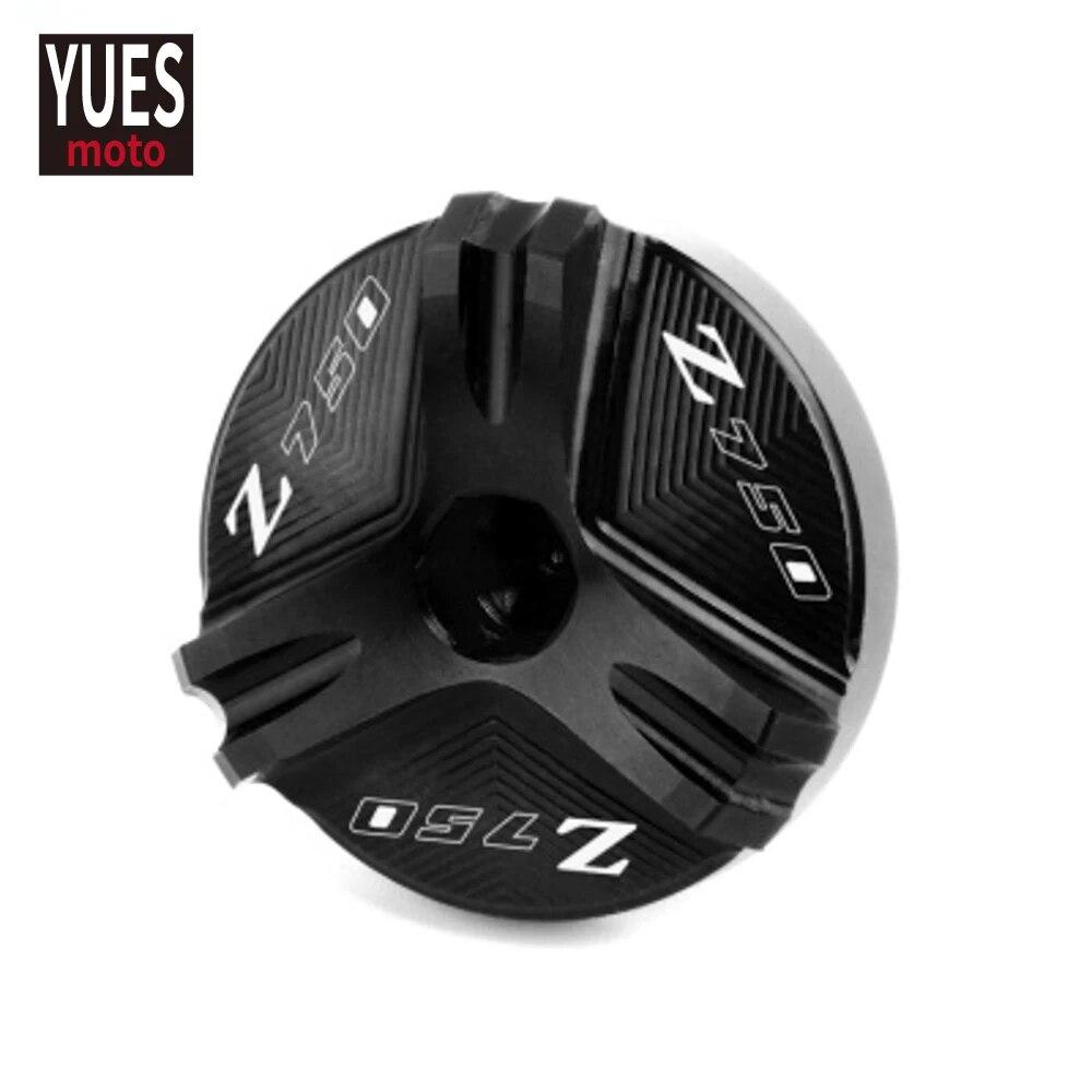 Motocyklové příslušenství Kryt filtru motorového oleje Víčko olejové zátky s logem PRO KAWASAKI Z750 S 2006 2007 2008 2009 2010 2011 2012