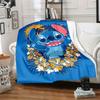 1pc Stitch Printing Blanket - Soft, All-Season Throw for Office Blanket, Personalized Gift with Adorable Cartoon Design